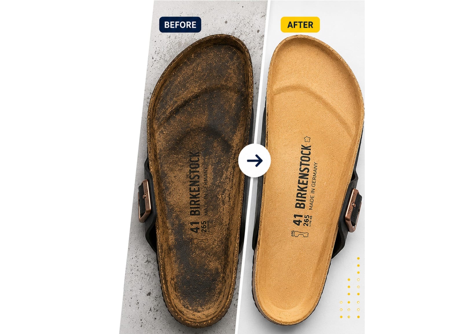 DomTom Birkenstock cleaning service in Delhi