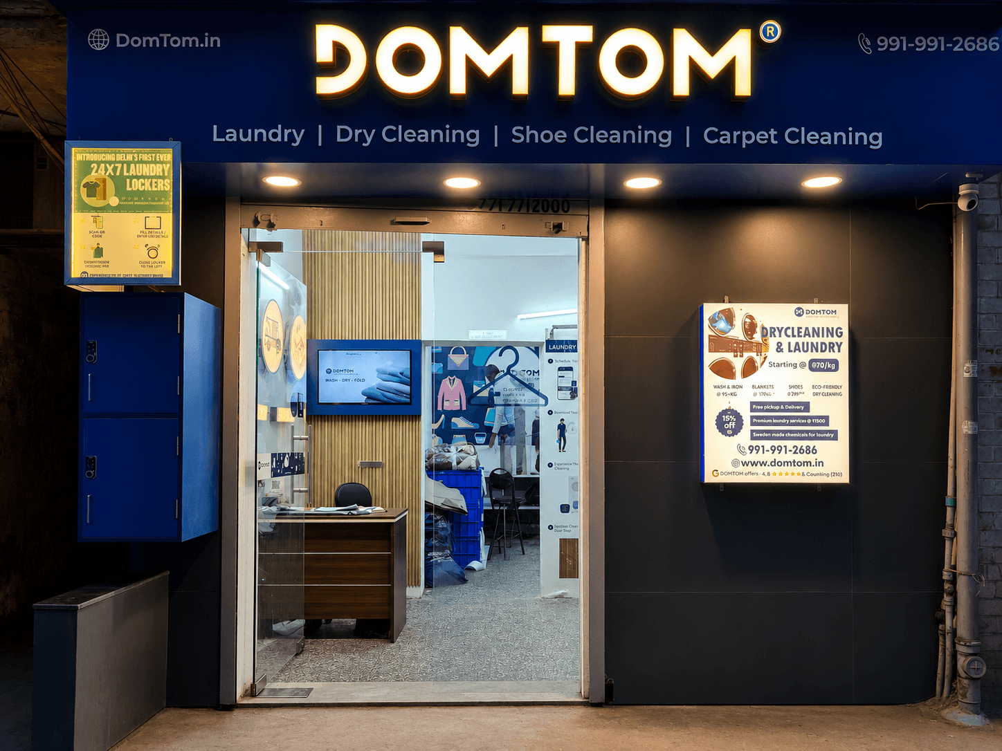 Patel Nagar — DomTom laundry and dry cleaning store