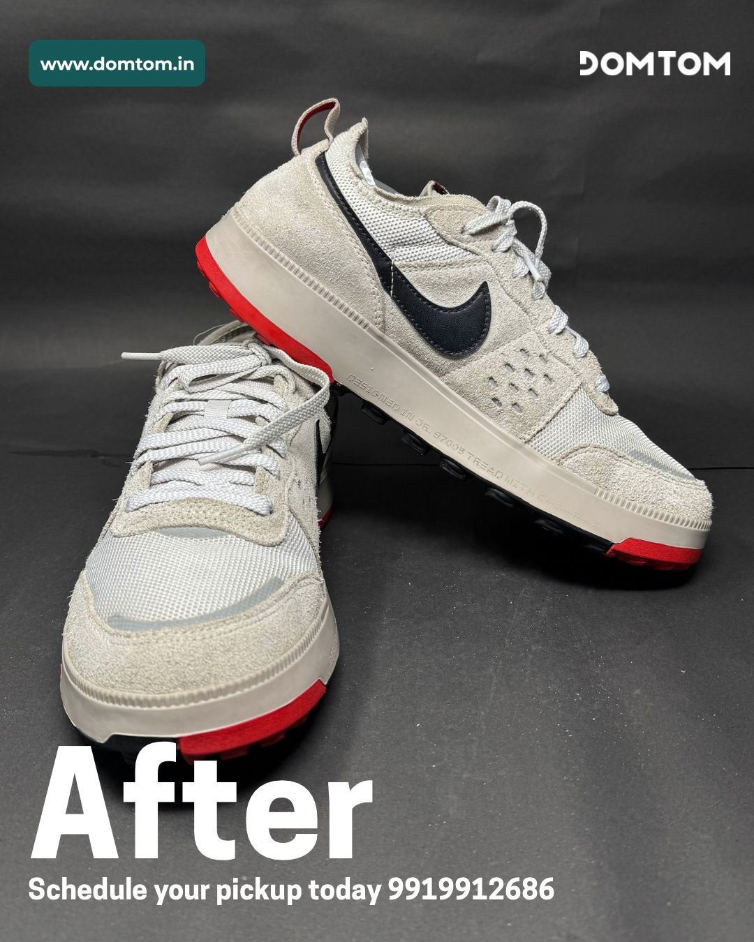Shoe cleaning after — Moti Nagar