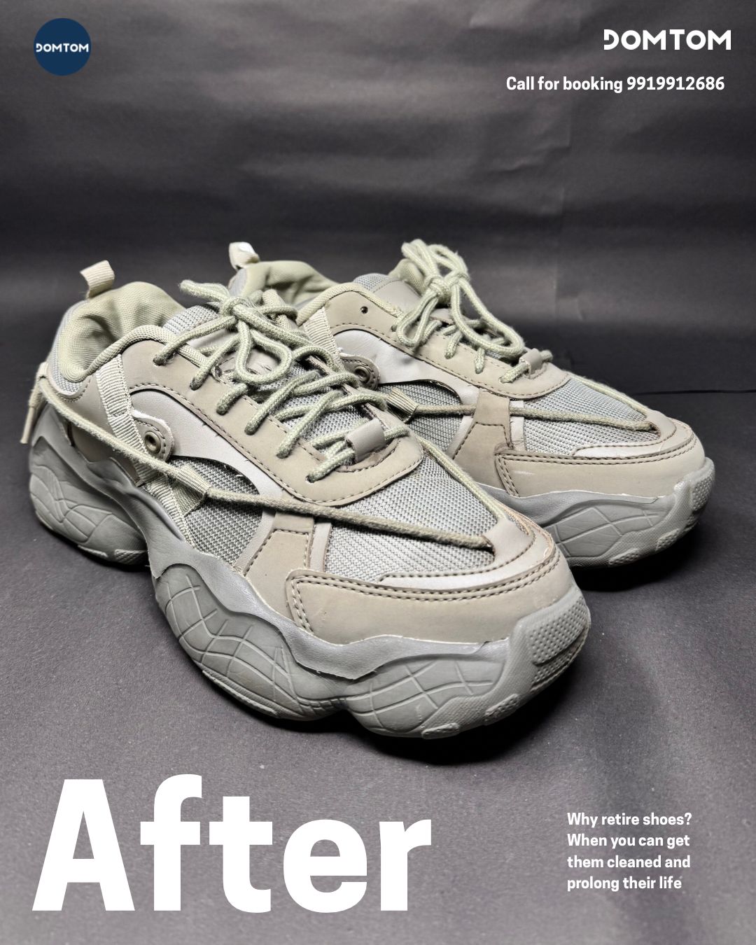 Shoe cleaning after — West Patel Nagar