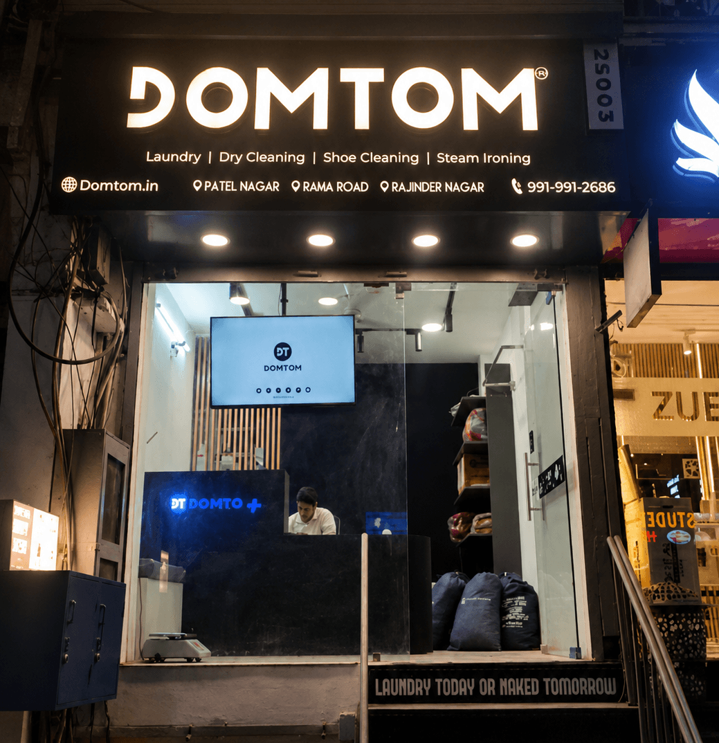 Rajinder Nagar — DomTom laundry and dry cleaning store