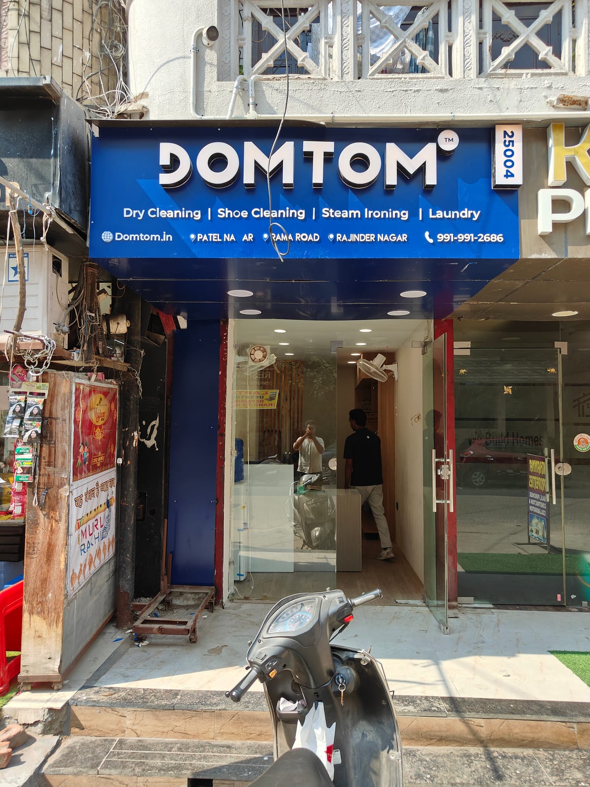 Ramesh Nagar — DomTom laundry and dry cleaning store