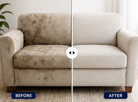 DomTom sofa cleaning at your home — deep clean, fresh feel, healthy home